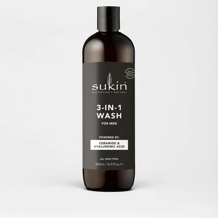 Sukin Sữa tắm 3-in-1 Dành Cho Nam